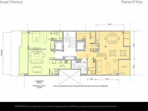 Departamento en Venta de 2 ambientes