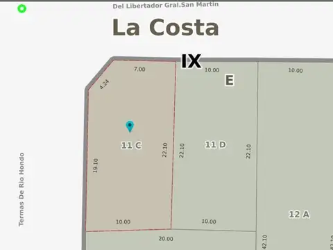 Terreno en Venta de 217,0 m2