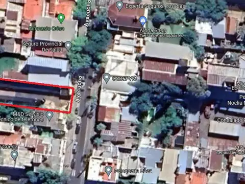 Terreno con Cochera céntrica en venta, Posadas