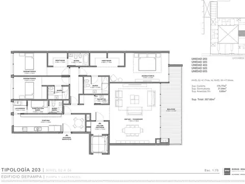Departamento 4amb Emprend DePampa full amenities Belgrano