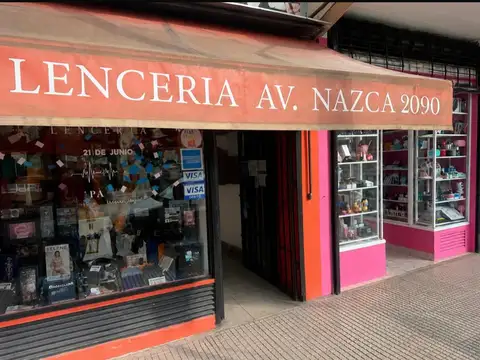 FONDO DE COMERCIO LENCERÍA FUNCIONANDO 