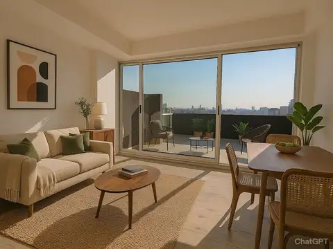 Deptartamento 3 ambiente venta balcon terraza CABA