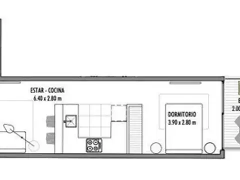 Departamento en Venta en Palermo, USD 160.000