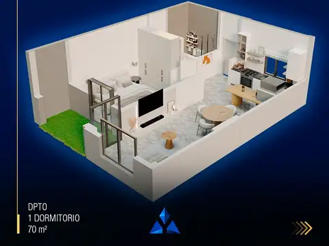 Departamento en Venta de 2 dormitorios