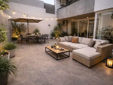 Departamento 2 ambientes con terraza en Palermo