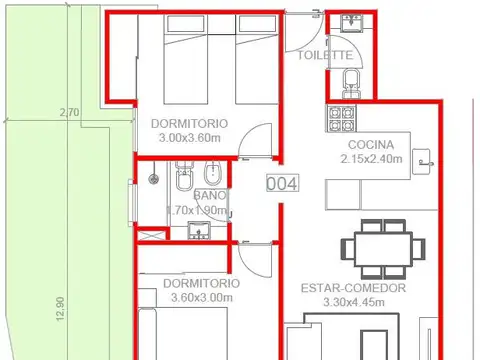 Las Hiedras al 1100 - Alto los Robles