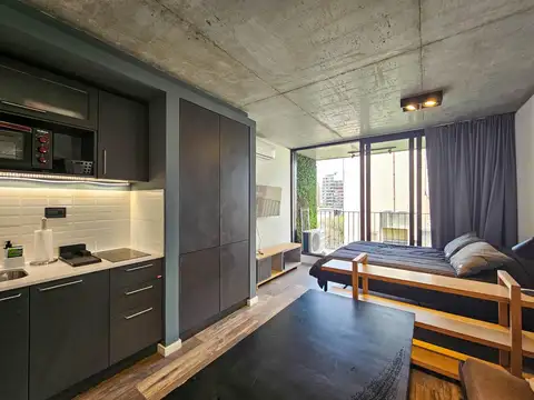 MONOAMBIENTE AMOBLADO ESTILO INDUSTRIAL EN ALQUILER EN SAN JUAN 2312