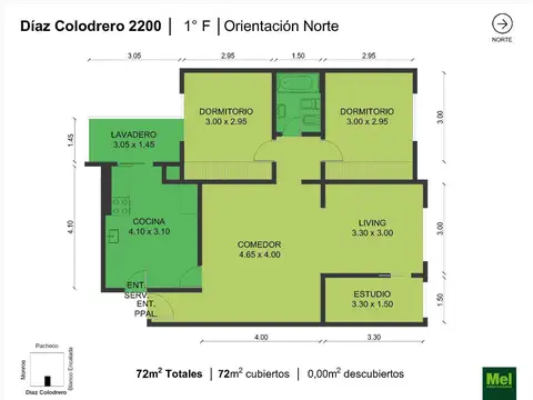 Díaz Colodrero 2300, Piso 1