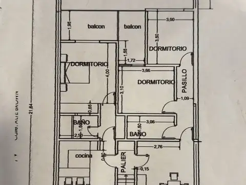 Departamento en Venta de 4 ambientes