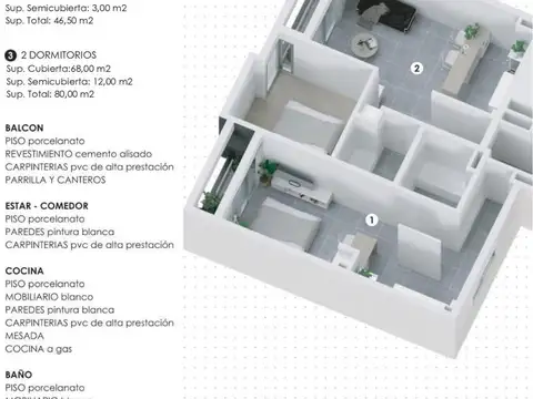 Departamento en Venta en La Plata, USD 59.622