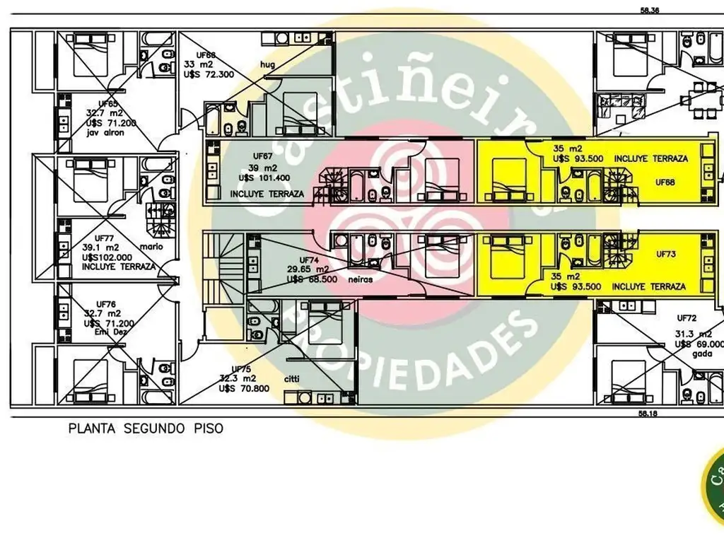 ULTIMOS DEPTOS 2 AMB. - SUM y PILETA - PATIO - TERRAZA-  U$ 87.500.-  - Foto 24