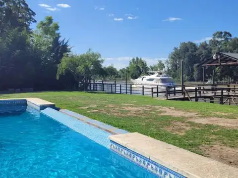 Terreno en Benavidez con 65 metros de frente sobre el río Luján.