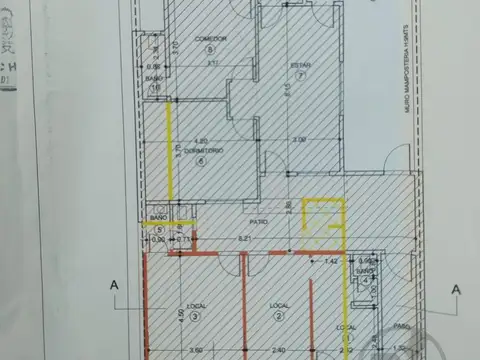 Alquiler comercial de local 120m2 cubiertos sobre Av Edison