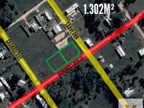 Terreno en venta - 1.302mts2 - San Vicente
