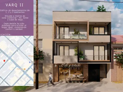 Departamento en Venta de Monoambiente