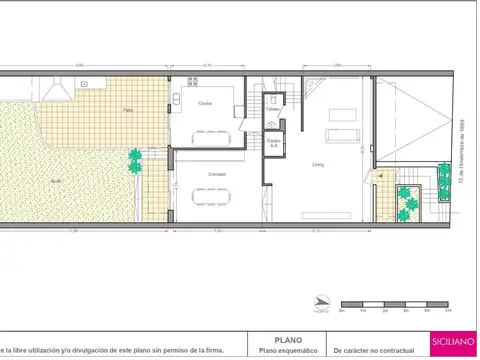 Casa Monoambiente con 3 baños
