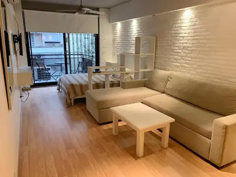 Departamento en alquiler con balcon- amoblado - Las Cañitas