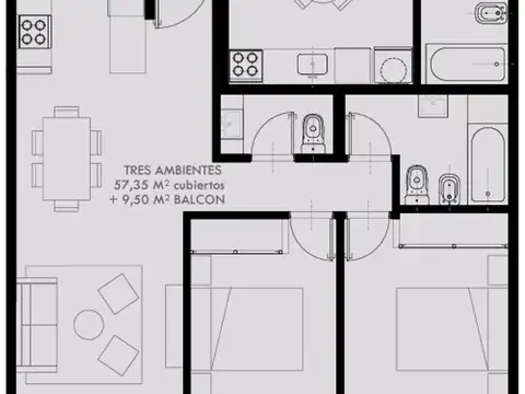 Departamento en Venta A Estrenar