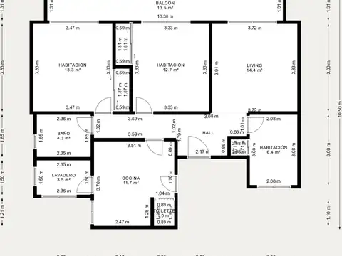 Departamento en Venta 64 años