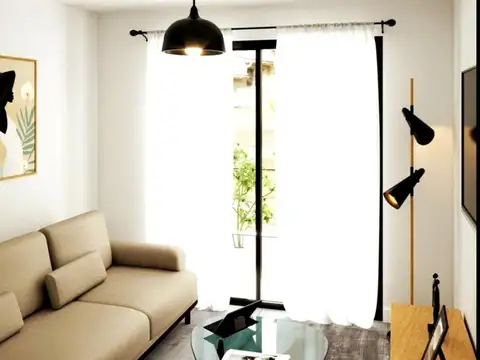 Departamento 2 ambientes con 1 baño