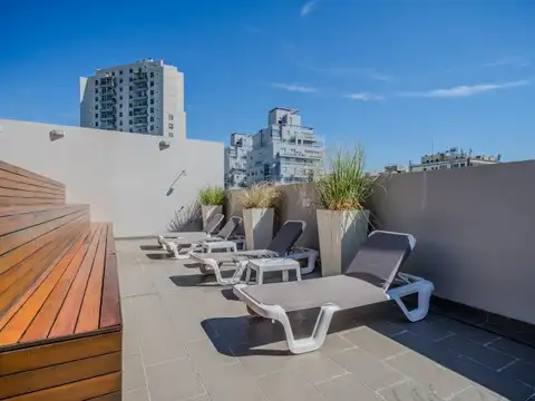 Departamento 2 ambientes con 2 baños