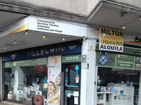 LOCAL EN ESQUINA EN PLANTA BAJA Y SUBSUELO, EXCELENTE UBICACIÓN  