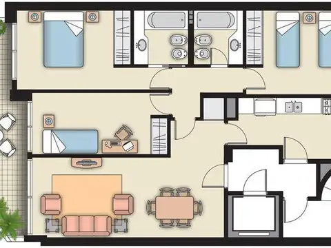 Departamento en Venta al Este