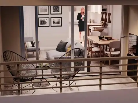 Departamento en Venta de 1 dormitorio