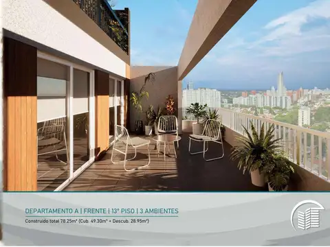Departamento en Venta de 2 ambientes