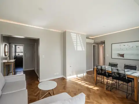 Departamento de 3 ambientes de diseño único con terraza propia, luz y vistas abiertas