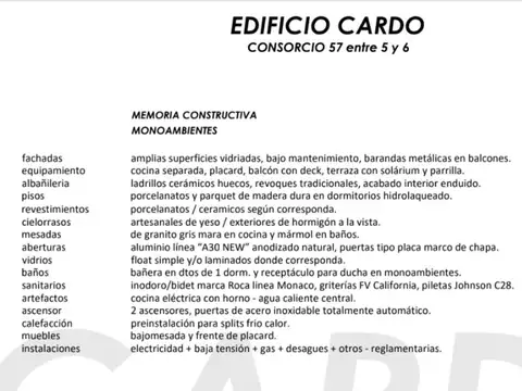 Departamento en Venta de 1 dormitorio