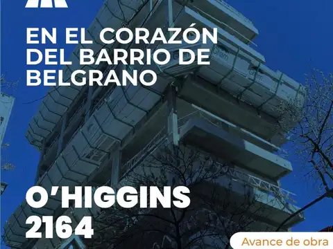 Departamento Monoambiente a estrenar en O´Higgins al 2100