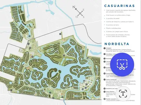 Venta Lote en Casuarinas, Nordelta
