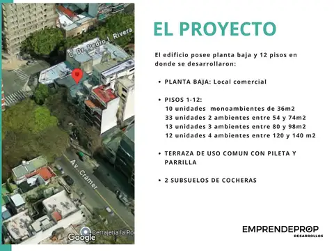 Departamento en Venta en Belgrano, USD 214.000