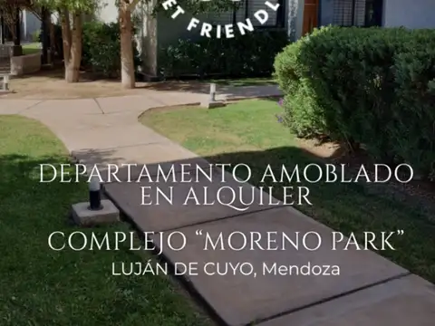Departamento en alquiler c/ cochera en Luján de Cuyo