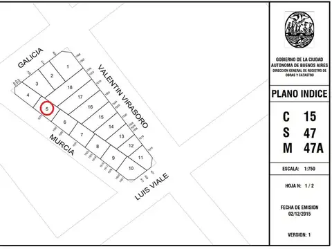 Terreno en Venta de 128,0 m2