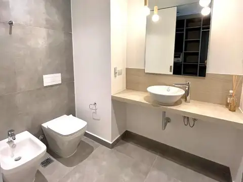 Departamento 2 ambientes con 2 baños