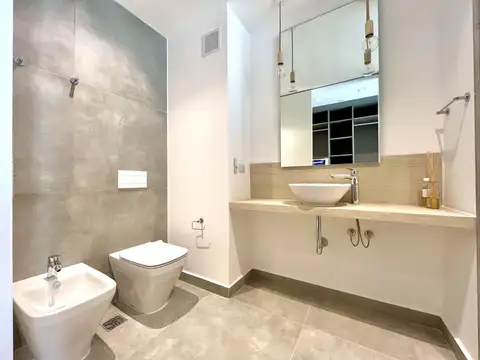 Departamento 2 ambientes con 2 baños