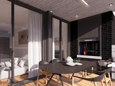 Tres ambientes con parrilla balcon Palermo Hollywood 11/2027