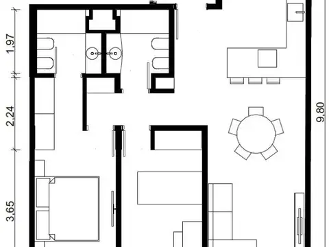 Departamento en Venta en Palermo Hollywood, USD 250.500