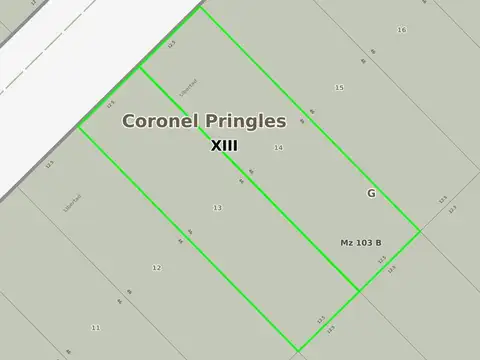 Terreno en Venta 25  mts Frente