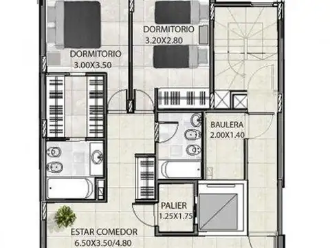 Departamento en Venta de 2 dormitorios