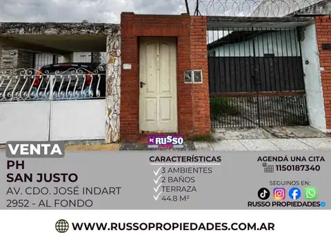 PH en Venta en San Justo, Partido de La Matanza