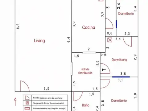 Depto Tipo Casa en Venta de 2 dormitorios