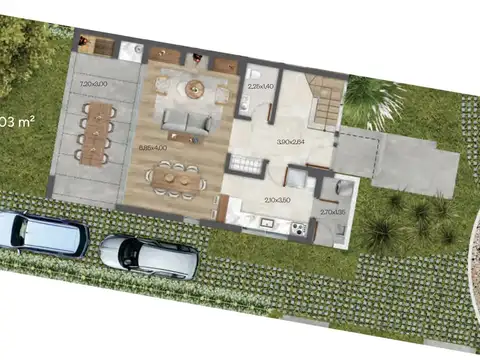 Venta casa Jardines del Polo Carrasco 3 dormitorio