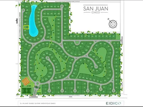 Lote a laguna en venta de 601 en San Juan Chico - Guillermo Hudson