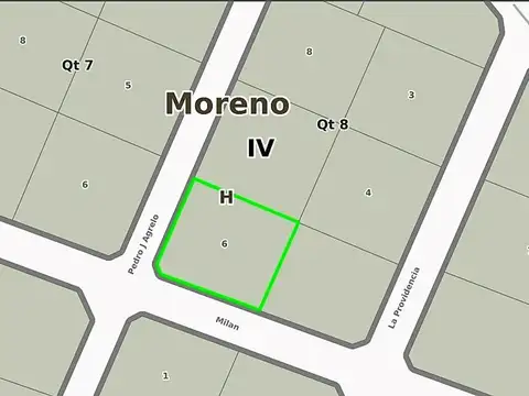 Terreno en Venta de 1723,0 m2