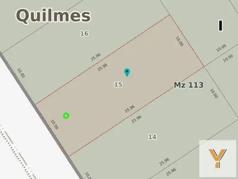 Terreno en venta - 260Mts2 - Quilmes
