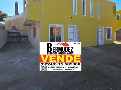 VENTA DUPLEX 3 AMBIENTES A ESTRENAR EN LAS TONINAS CALLE 5 ENTRE 38 Y 40