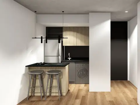 Departamento Monoambiente con 1 baño
